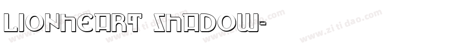 Lionheart Shadow字体转换